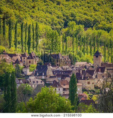 Beautiful French Village Chateau De Limargue Autoire France