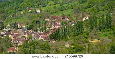 Beautiful French Village Chateau De Limargue Autoire France