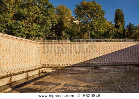 The 99 Cannelle Fountain of Aquila (Italy)