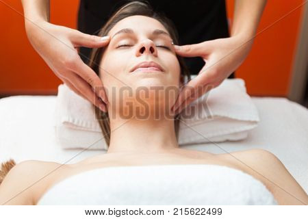 Woman having a relaxing massage