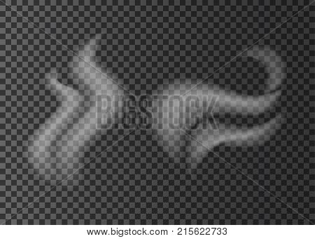 White Steam  From A Cup Of Coffee Or. Tea.