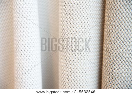 Color Palette Sample Of Leather Material.