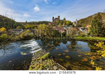 Castle Hardegg in Austria - travel and architecture background