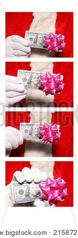 Santa Claus Photo Booth. Photo Booth picture with Santa Claus. 