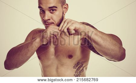 Young Boxer Training