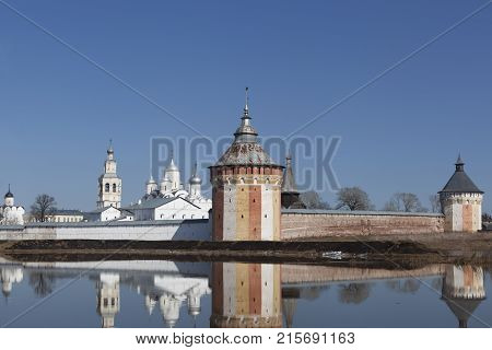 Holy Prilutsky Monastery in the city Vologda, Russia
