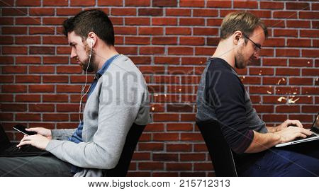 Startup Business People Working on Laptop
