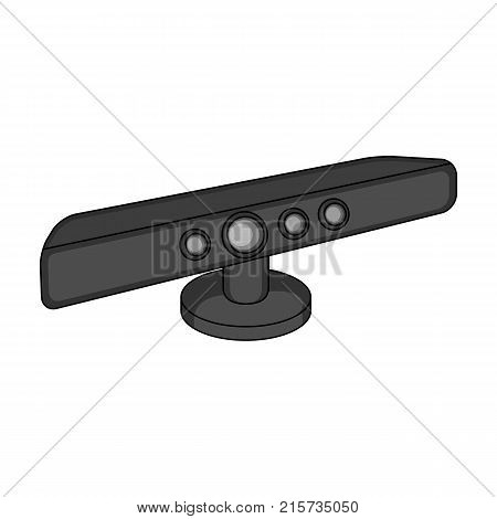 Digital TV set-top box single icon in monochrome style for design.Car maintenance station vector symbol stock  illustration.