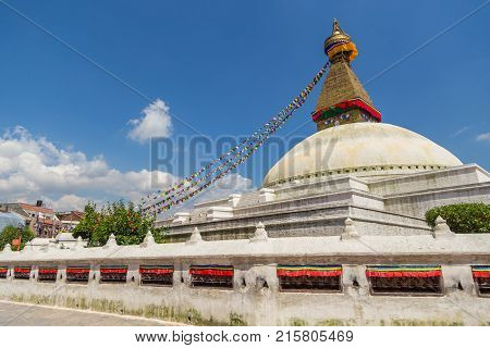 Boudanath Is The Biggest Stupa In Kathmandu, Nepal