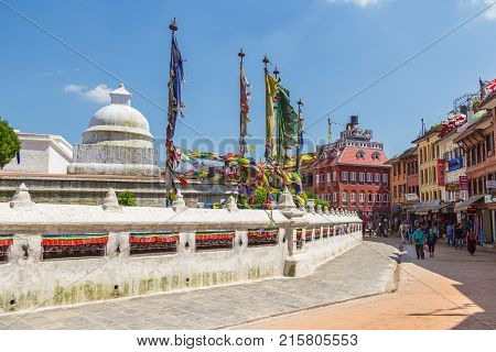 Boudanath Is The Biggest Stupa In Kathmandu, Nepal