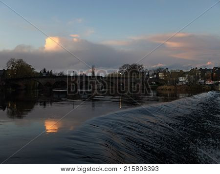 The River Nith in Dumfries and Galloway