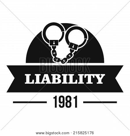 Liability logo. Simple illustration of liability vector logo for web
