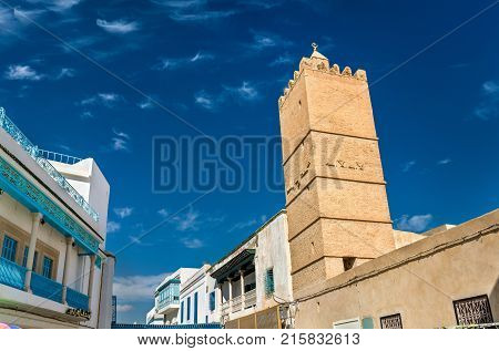 Hilali Mosque in Medina of Kairouan. A UNESCO world heritage site in Tunisia, North Africa
