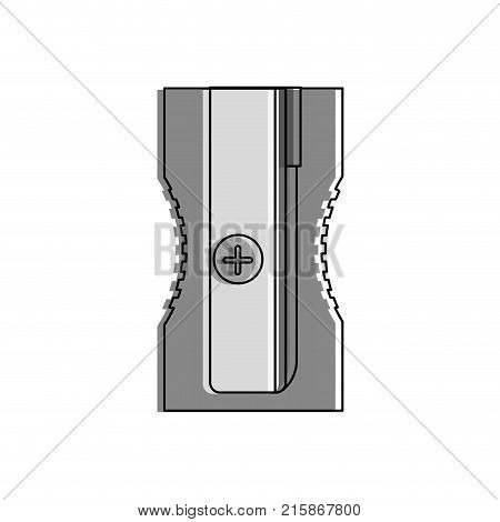 Sharpener of pencil school and education theme Isolated design Vector illustration