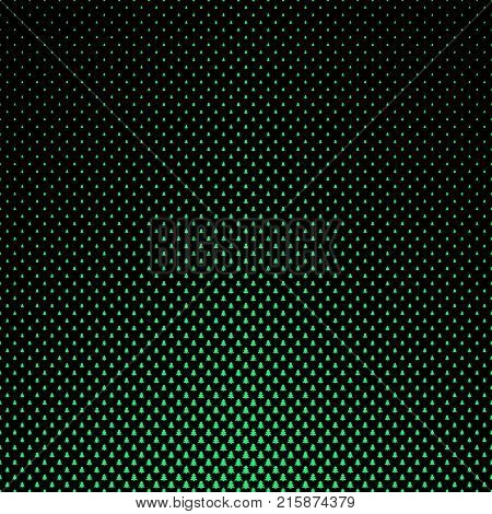 Abstract stylized pine tree forest pattern background - vector seasonal decoration graphic design