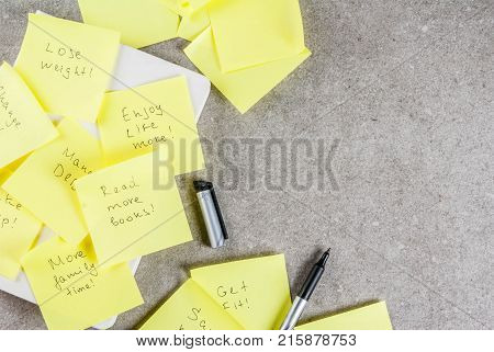 New Years Resolutions Concept
