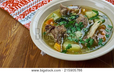 Serbian Lamb Vegetable Soup