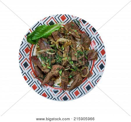 Armenian Dish From Beef Liver