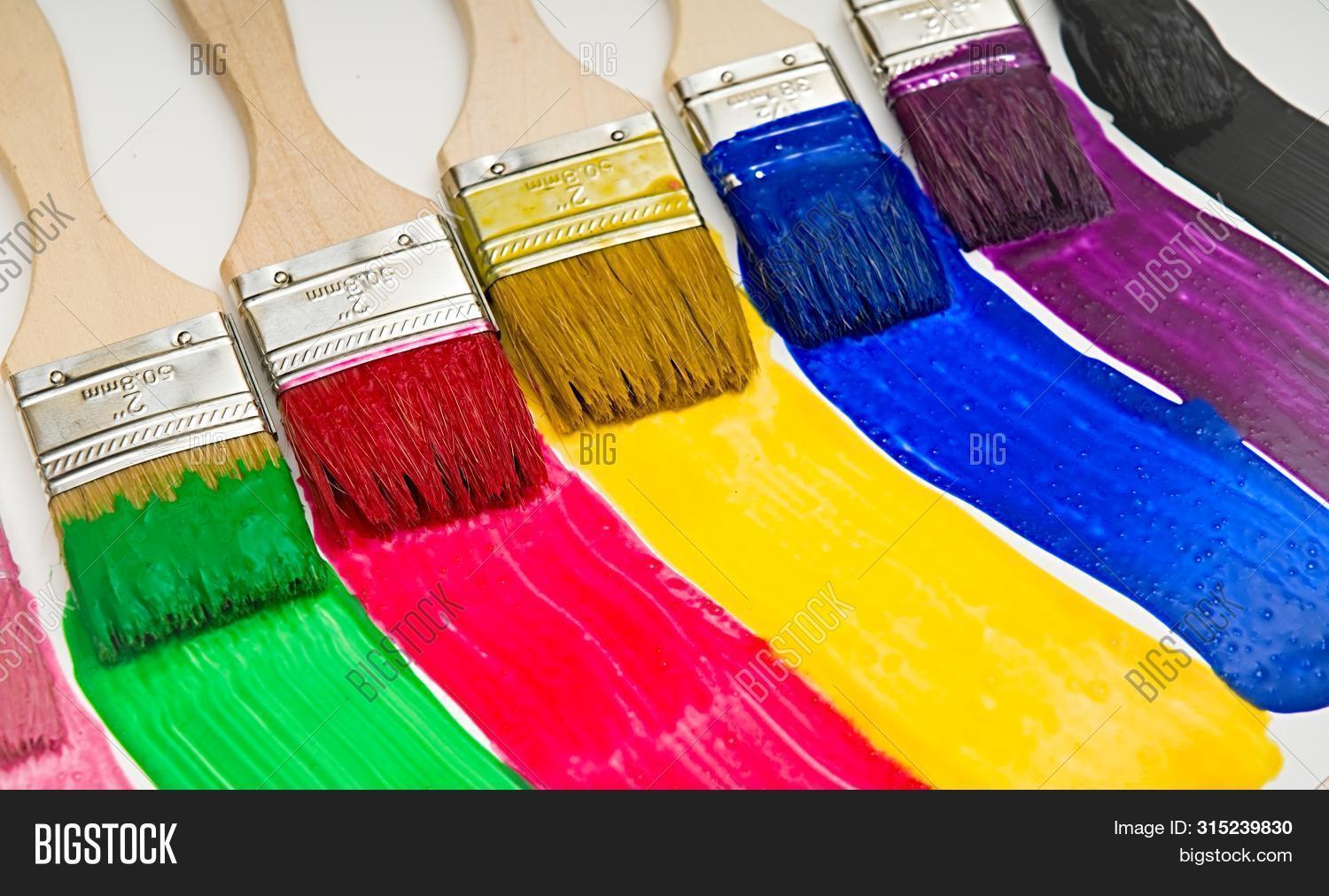 Brushes Paint , Image & Photo (Free Trial) Bigstock