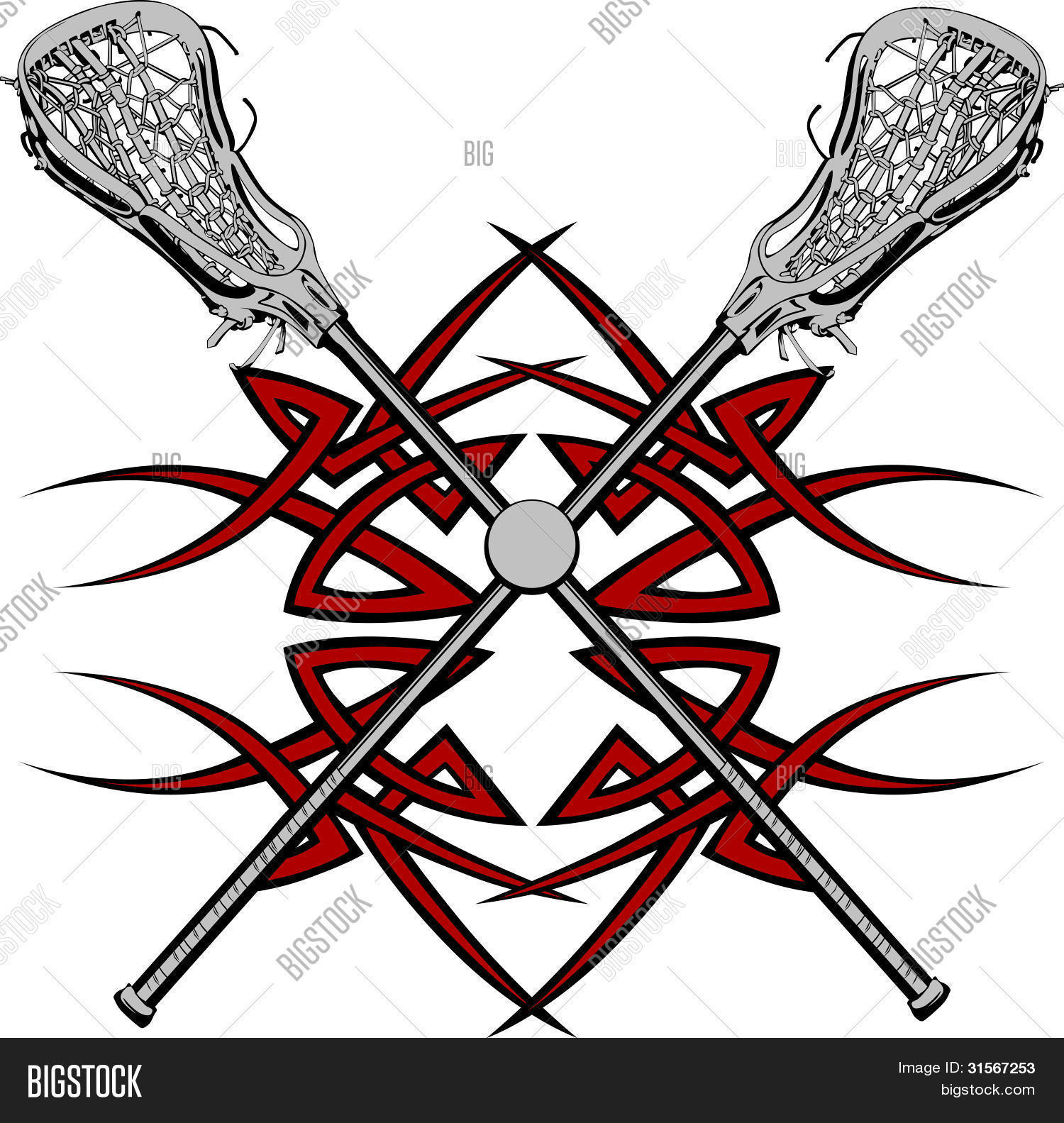 Lacrosse Sticks Vector & Photo (Free Trial) Bigstock
