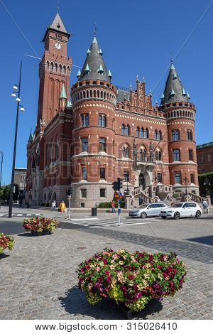 The Town Hall Of Helsingborg On Sweden