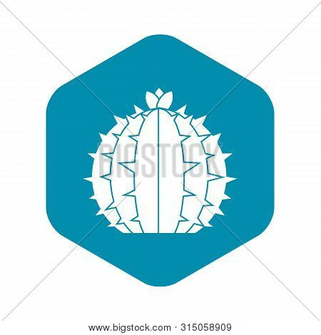 Lophophora Cactus Icon. Simple Illustration Of Lophophora Cactus Icon For Web