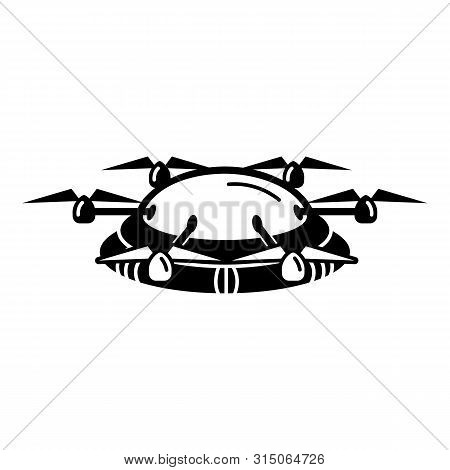 Hexacopter Icon. Simple Illustration Of Hexacopter Icon For Web Design Isolated On White Background