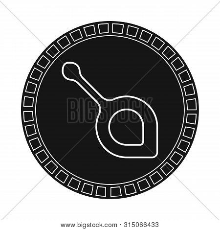 Isolated Object Of Bytecoin And Gold Icon. Set Of Bytecoin And Pictogram Stock Vector Illustration.