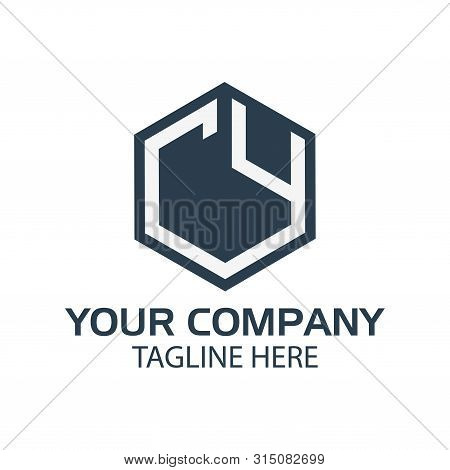 Letter Cy Stock Logo, Cy Initial., Flat Design. Cy Monogram
