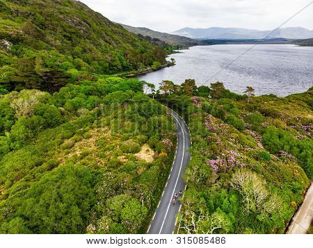 Beautiful View Of Connemara National Park, Famous For Its Bogs, Heaths And Lakes, County Galway, Ire