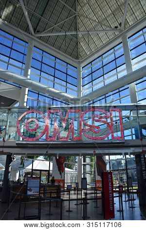 Portland, Oregon - Jun 12: Oregon Museum Of Science & Industry In Portland, Oregon, As Seen On Jun 1