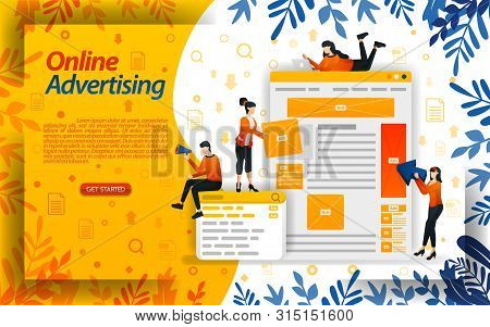Online Ads Vector Photo Free Trial Bigstock