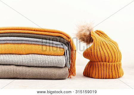 Comfort Warm Outfit For Cold Weather. Comfortable Autumn, Winter Clothes Shopping, Sale, Style In Tr