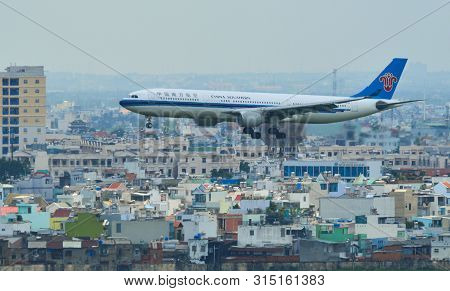 Airplane At Saigon Airport, Vietnam