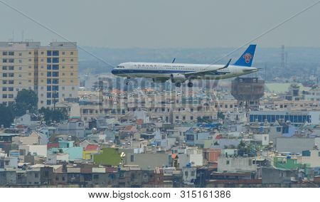 Airplane At Saigon Airport, Vietnam
