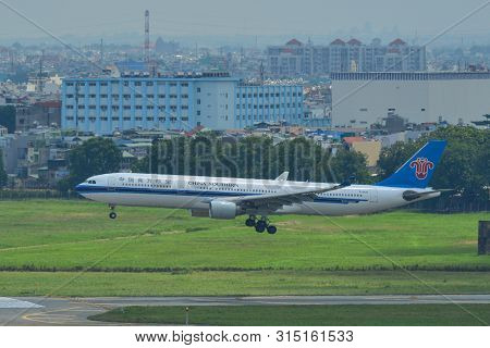 Airplane At Saigon Airport, Vietnam