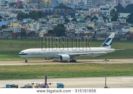 Airplane At Saigon Airport, Vietnam