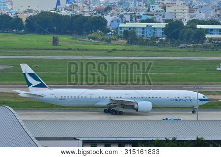 Airplane At Saigon Airport, Vietnam
