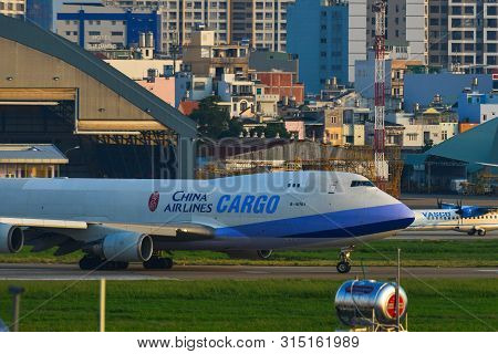Airplane At Saigon Airport, Vietnam