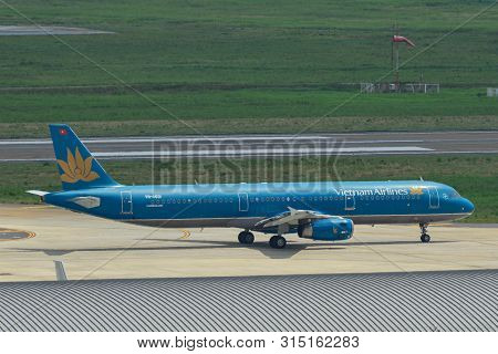 Airplane At Saigon Airport, Vietnam