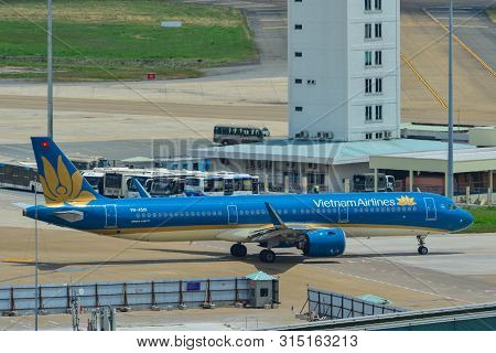 Airplane At Saigon Airport, Vietnam
