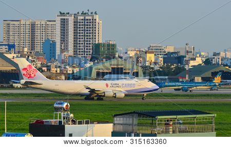 Airplane At Saigon Airport, Vietnam