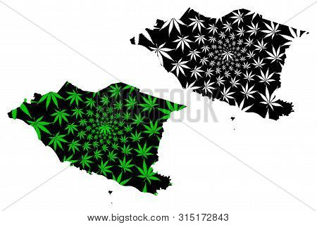 Malacca (states And Federal Territories Of Malaysia, Federation Of Malaysia) Map Is Designed Cannabi
