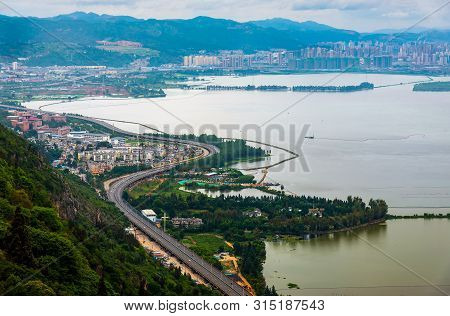 Panoramic View Of Kunming, The Capital And Largest City Of Yunnan Province In Southwest China