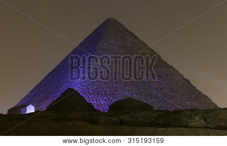 Great Pyramid Of Giza In Cairo, Egypt