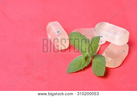Peppermint Candies For Breath Freshening. With Refreshing Microgranules. Cooling Menthol For Sore Th