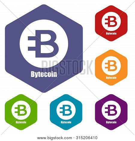 Bytecoin Icon. Simple Illustration Of Bytecoin Vector Icon For Web