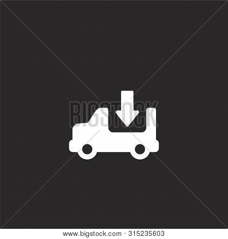 Truck Icon. Filled Truck Icon For Website Design And Mobile, App Development. Truck Icon From Filled