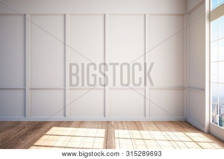 Empty Room With City View