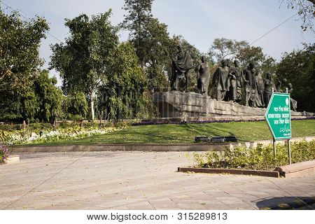 Mohandas Karamchand Gandhi Or Mahatma Gandhi And Indian People Statues For People Travel Visit In Ga